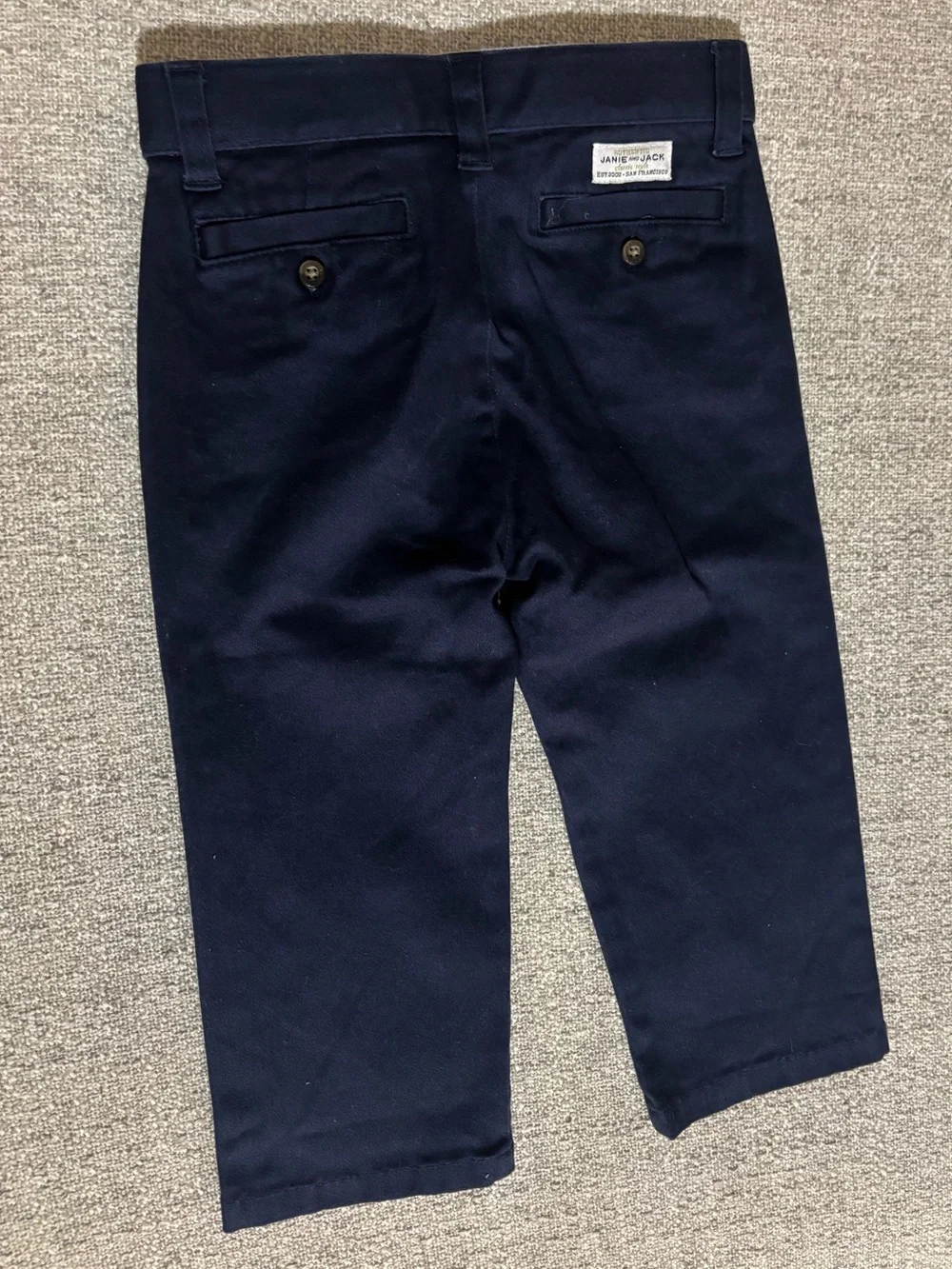 NWT Janie & Jack Navy Pants - Picture 4 of 7